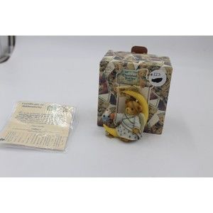 Cherished Teddies Ornament 2000 Dated Angel in Moon MIB. #706663